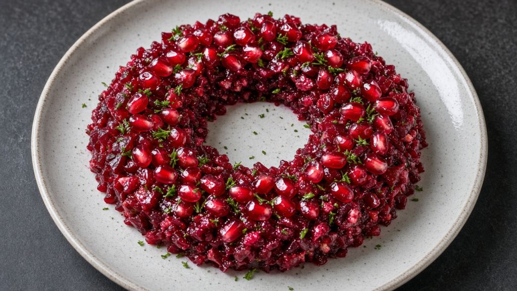 Салат «Гранатовый браслет» с курицей или говядиной